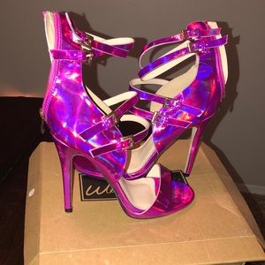 Hot Pink! High Heeled Stilettos